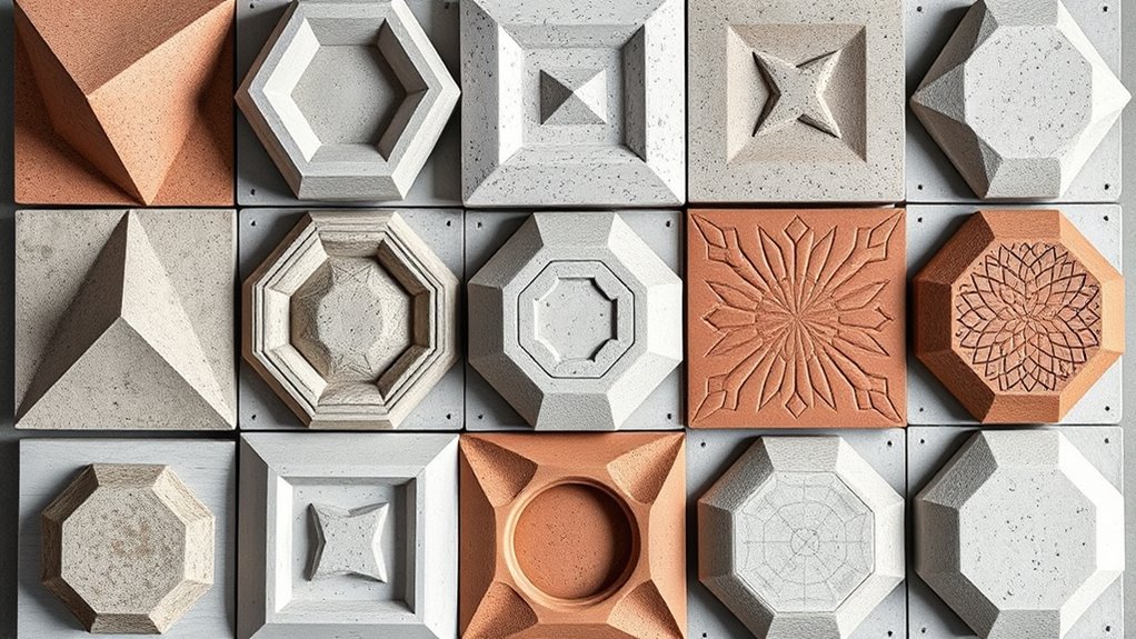 top geometric concrete mold kits