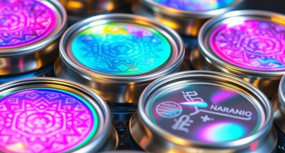 top heat resistant holographic labels