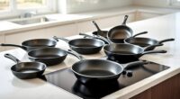 top induction ready cast iron skillets