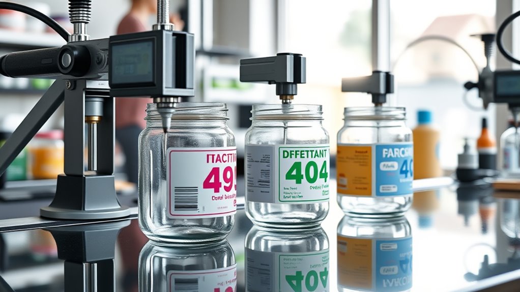 top jar labeling machines