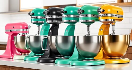 top kitchenaid mixer colors