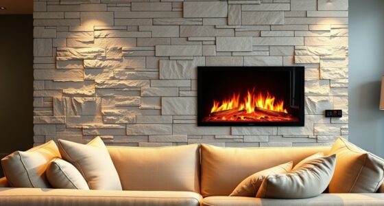 top smart electric fireplace inserts