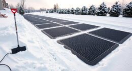 top snow melting mats