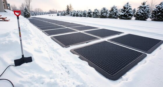top snow melting mats
