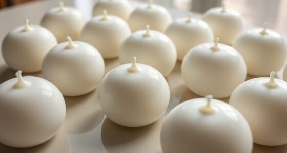 top sphere candle mold sets