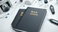 top wax testing lab notebooks