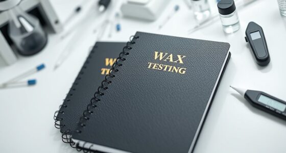 top wax testing lab notebooks