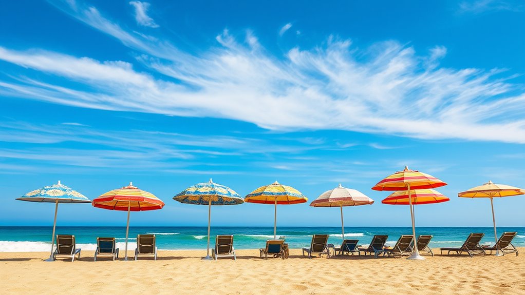 top windproof beach umbrellas