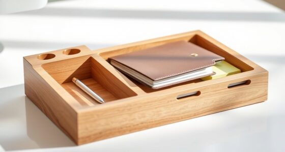 top wooden desk organizers