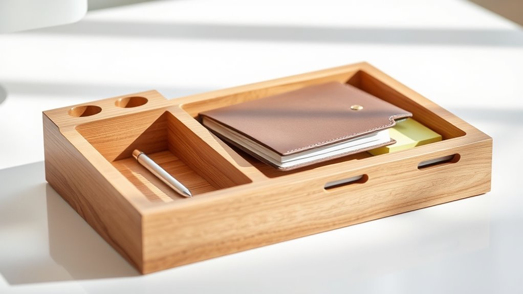top wooden desk organizers
