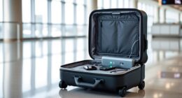 travel ready luggage with charging