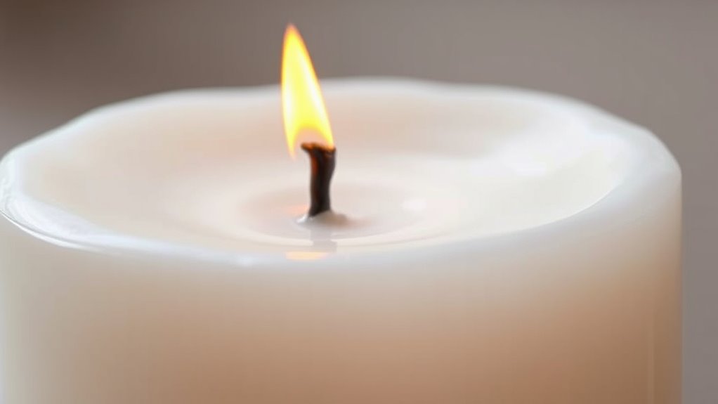 trim wick for safe burning