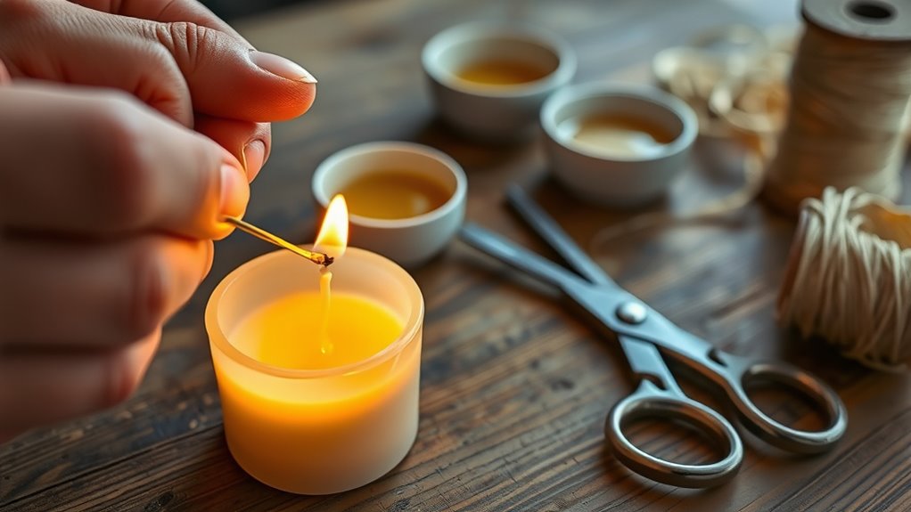 trim wicks for safe burning