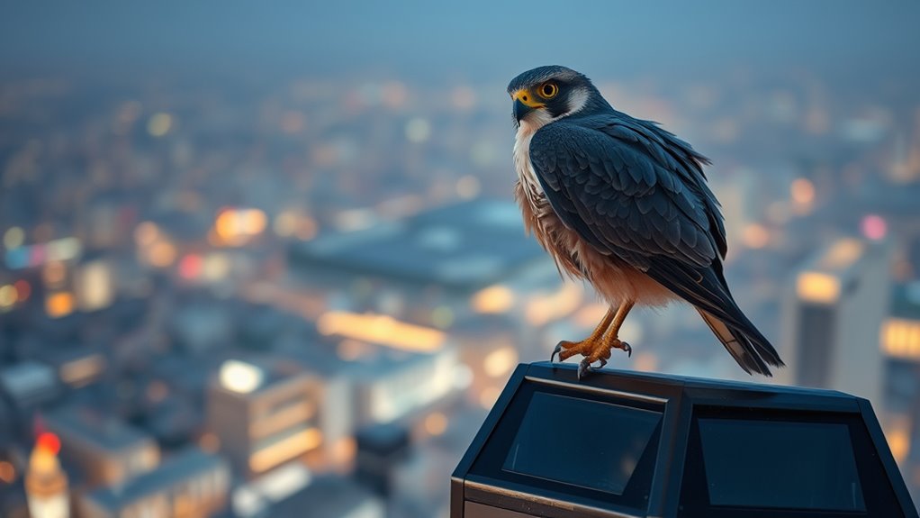 urban cliffs for nesting