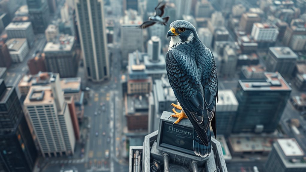 urban peregrine threats management