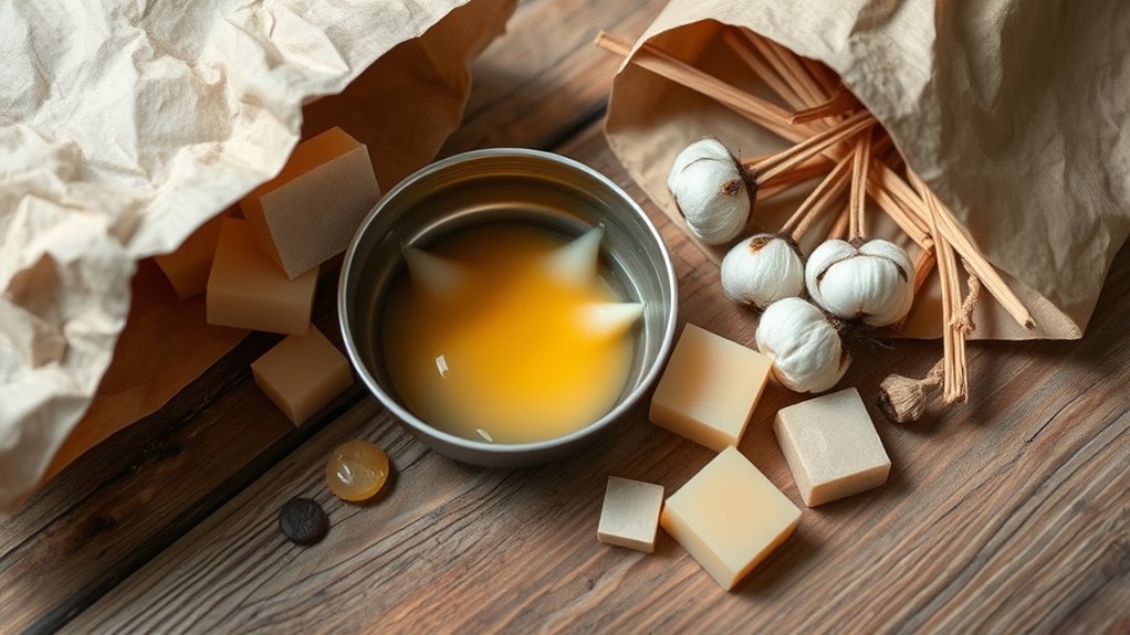 use natural chemical free wax