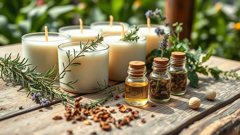 use sustainable candle materials