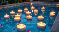 waterproof floating pool candles