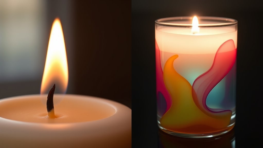 wax melting and vaporizing