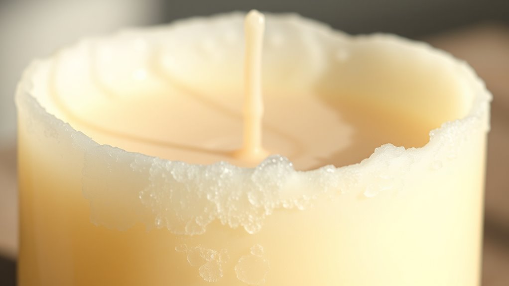 waxes prone to frosting