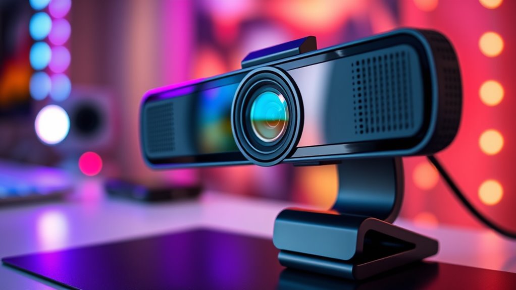 webcam features for streaming