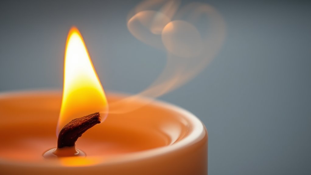 wick influences heat and fragrance