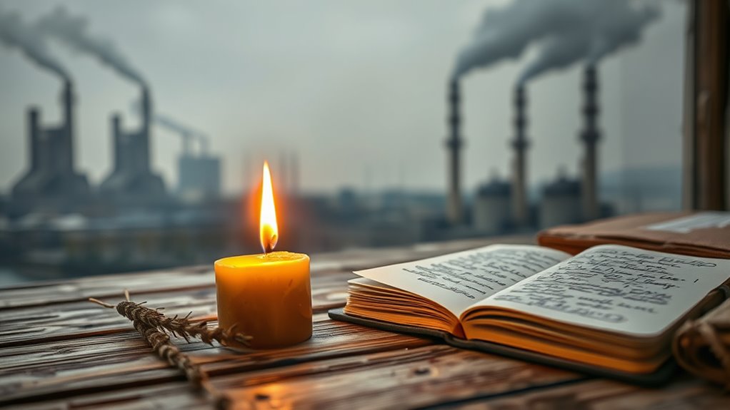 wick material impacts emissions