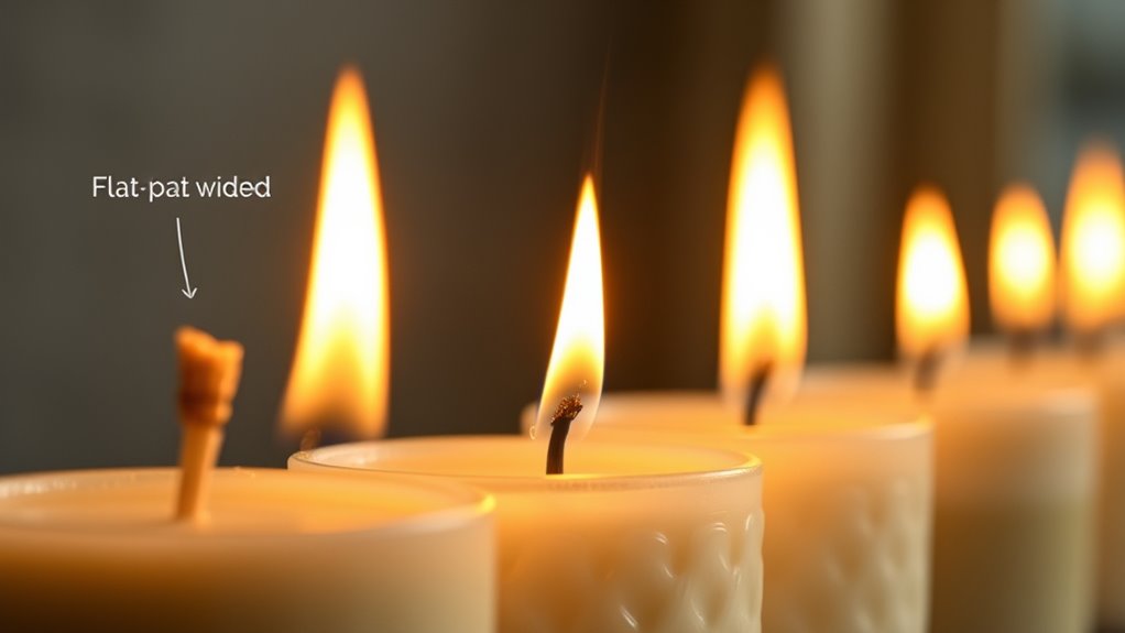 wick selection influences scent