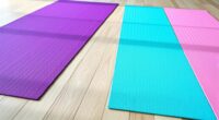yoga mats with alignment lines