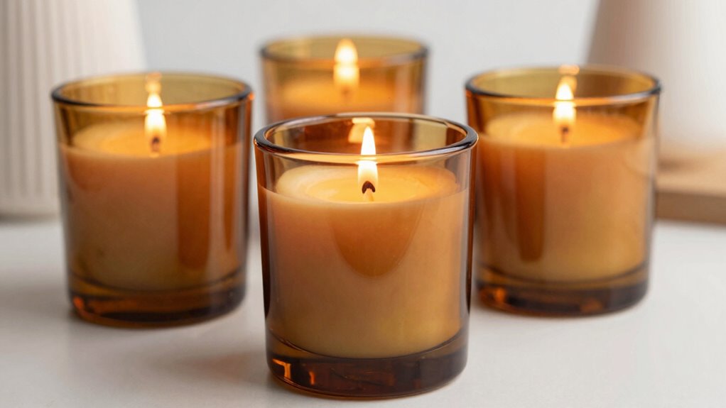 amber candle jars versatile materials