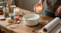 begin candle making affordably