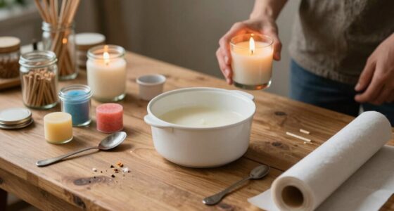 begin candle making affordably