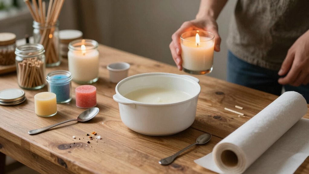 begin candle making affordably