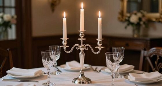 candelabras enhance table elegance