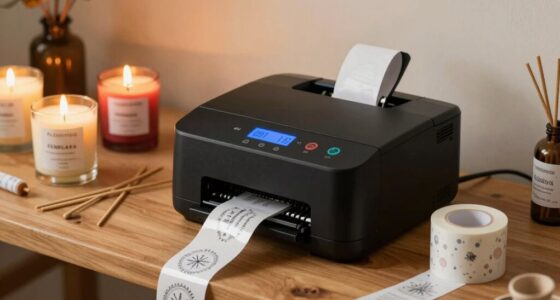 candle business label printing