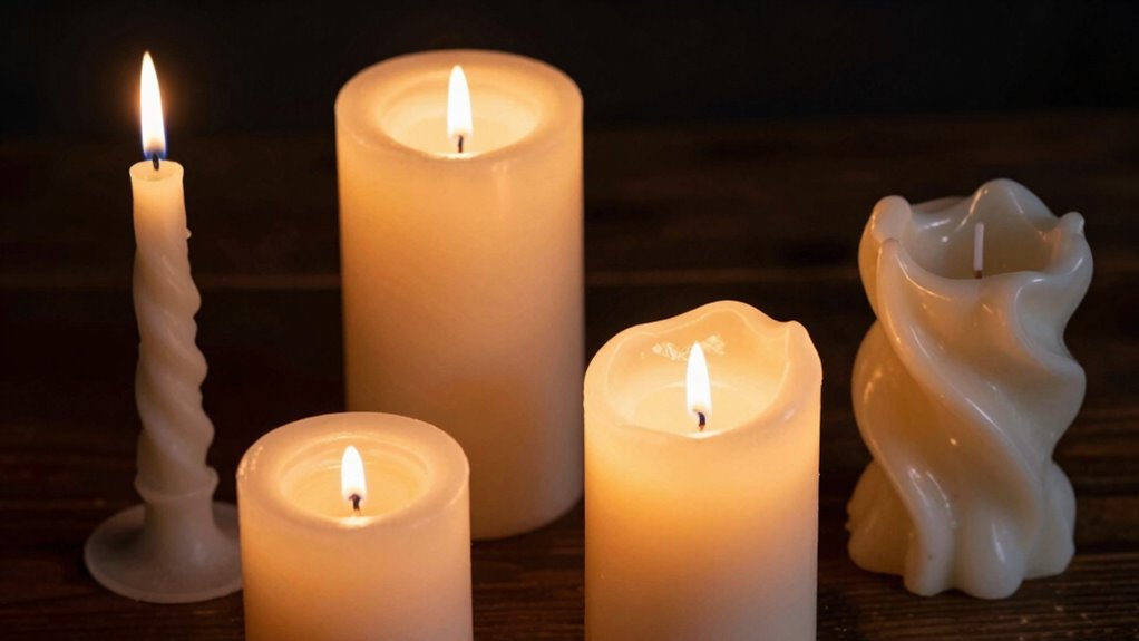candle shape enhances sensory experience