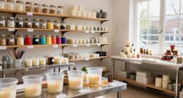 candle studio organization tips
