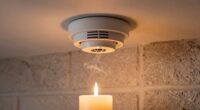 candle workspace safety devices
