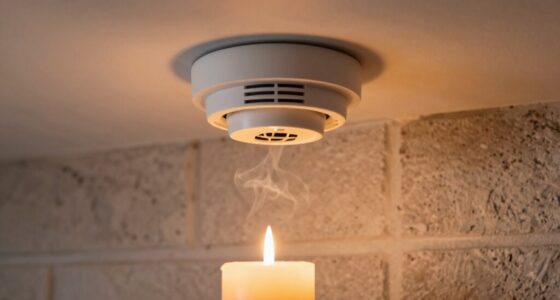 candle workspace safety devices