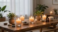 candles enhance wellness spaces
