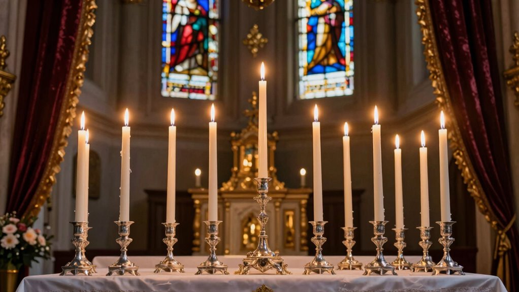 candles symbolize divine light