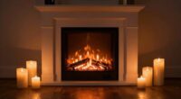 cozy indoor fireplace ambiance