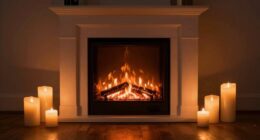 cozy indoor fireplace ambiance