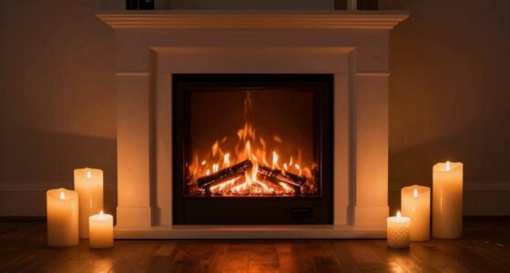 cozy indoor fireplace ambiance