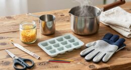create a safe candle station