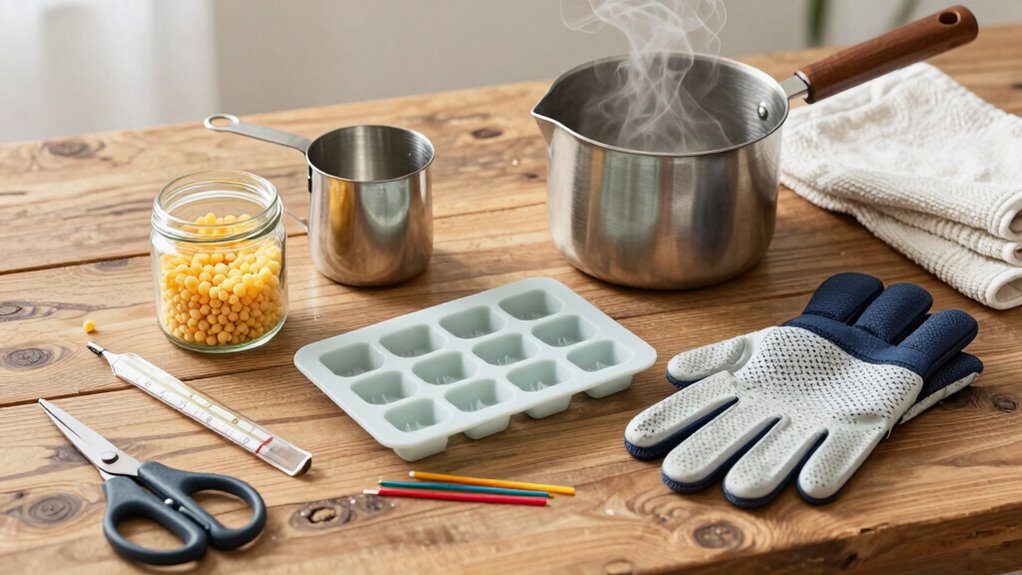 create a safe candle station