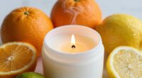 create balanced citrus candles