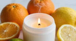 create balanced citrus candles