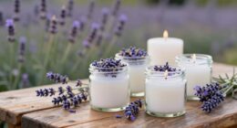 create calming lavender candles