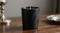 create sophisticated black candles